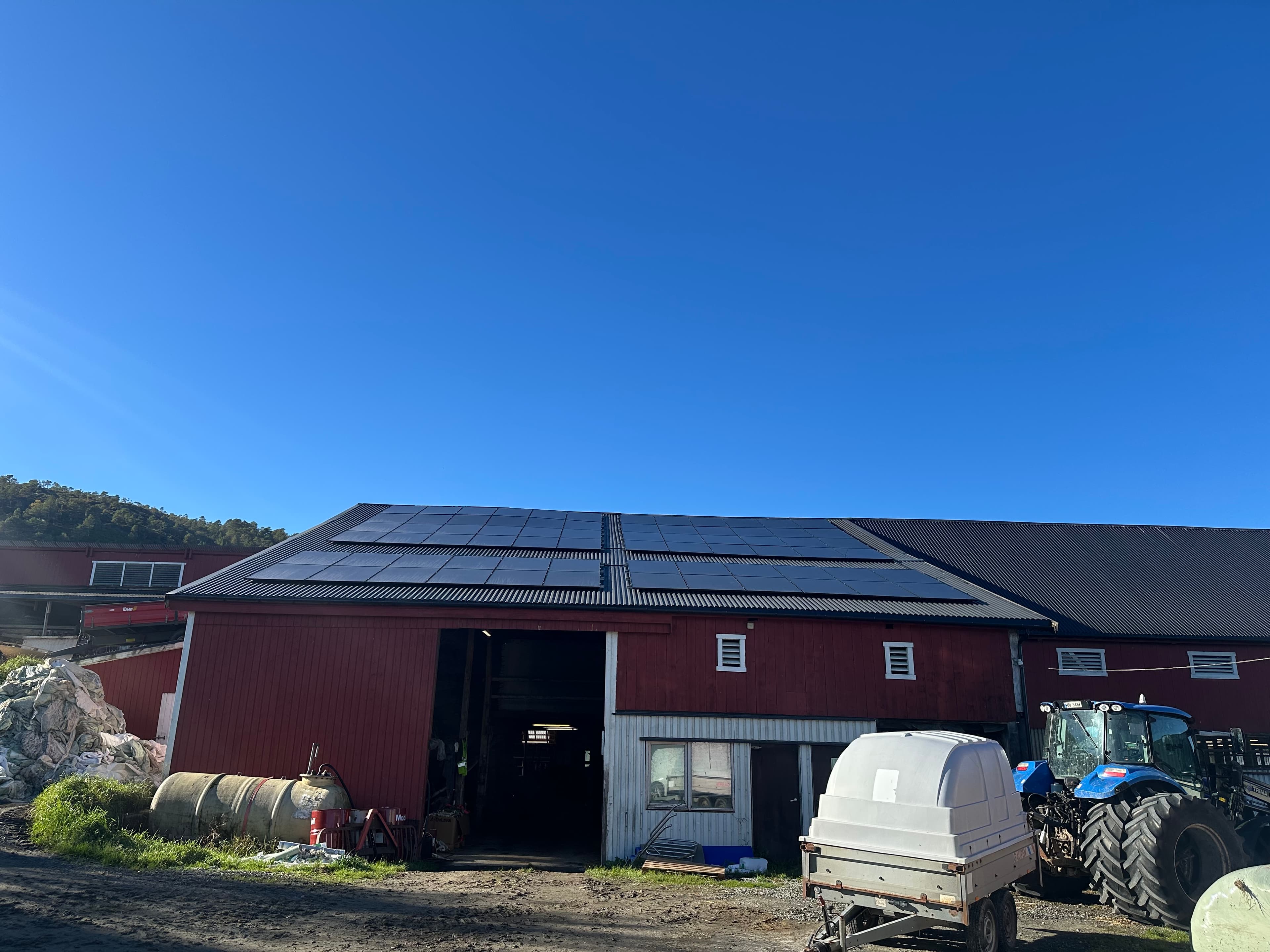 Melkegård - Reservestrøm for melkerobot